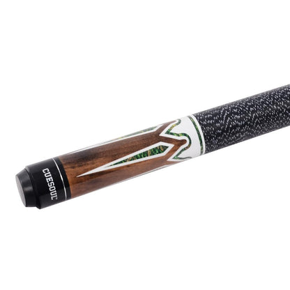 CUESOUL 58 Inch 19 Oz 1/2 Jointed Maple Billiard Pool Cue (CSTB001U)