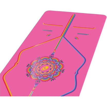 Liforme Travel Yoga mat – Patented Alignment System, Warrior-like Grip, Non-slip, Eco-friendly and Biodegradable, Ultra-lightweight, Sweat resistant, Long, Wide and Thick
