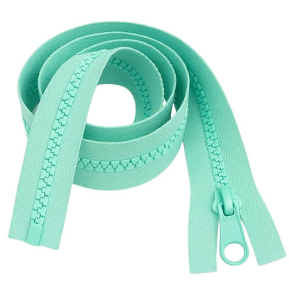 32" (81cm) Mint Chunky Zip - Heavy-Duty Open-Ended Separating
