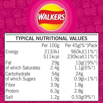 Walkers Crisps Prawn Cocktail 32X45G