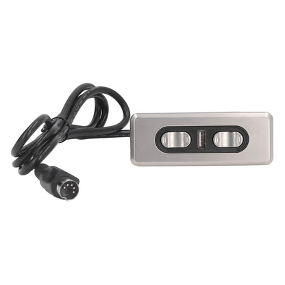 Haofy Dual Motor 12V/29V Electric Sofa Controller Recliner Lift Controller with USB Charging Port 5P Recliner Electric Sofa Manual Hand Controller