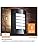 Bianco PIR Lights Outdoor - Curved Design Outside Lights Mains Powered - Integrated 7W SMD LED Security Lights with Motion Sensor Mains Powered - IP44 Weatherproof Wall Lights, Warm White Colour
