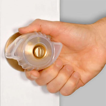 Namvo 3pcs Luminous Door Handle Gloves – Thickened Silicone Crash Pad, Soft Grip Protector for Round Door Knobs, Ideal for Home, Bedroom
