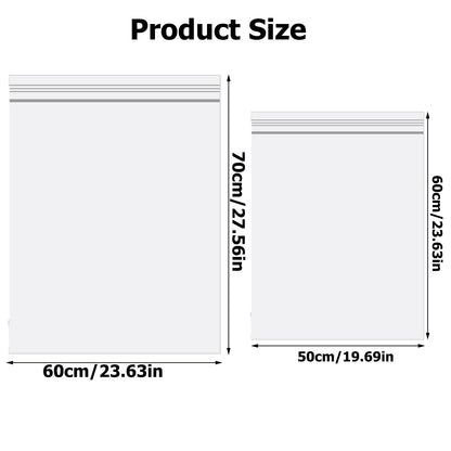 ATB-Foger Large Sealable Plastic Bag 60×70 CM,60x50cm Large Ziplock Bags for Clothes Travel Storage Reusable Waterproof for Down Jackets Sweater
