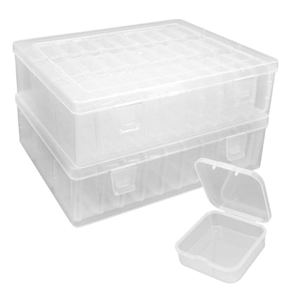 Yuhtech 30 Grids Bead Storage Boxes, Diamond Painting Art Accessories Storage Case