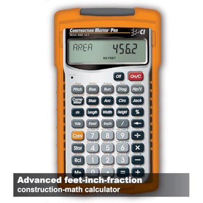 Calculated Industries 4065 Construction Master Pro,Estimators,Builders, Framers,Remoders and Carpenters,Silver