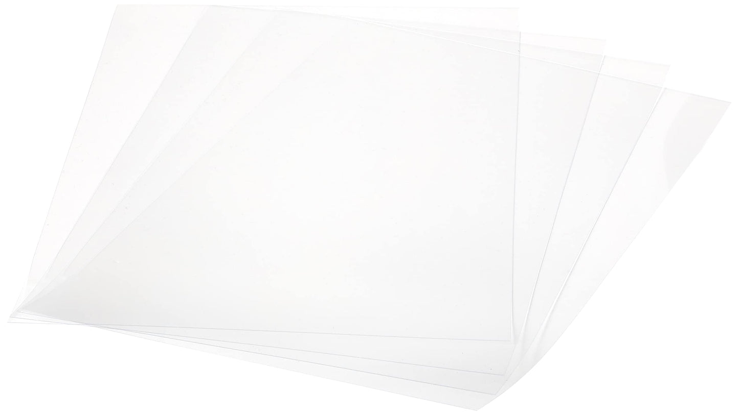 Vaessen Creative Shrink Plastic, Transparent, 4 Sheets, 21 x 30 cm, Fun Arts and Crafts Projects For All Ages