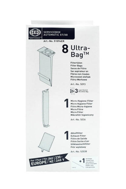 SEBO 51094ER Service Box for X7 & X8