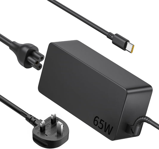 Replacement for Lenovo Laptop Charger,65W USB C Charger compatible with ThinkPad Lenovo Chromebook Yoga IdeaPad,Fast Charging AC Adapter