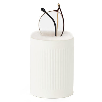 Mkono Glasses Holder for Nightstand, Anti-Scratch Metal Eyeglass Stand Case