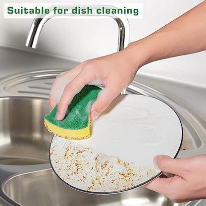 300 Pack Kitchen Cleaning Sponges, Eco Non-Scratch for Dish,Scrub Sponges…