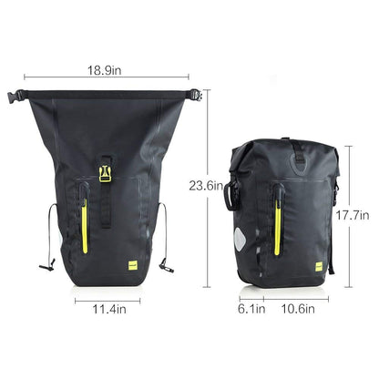 Rhinowalk Bike Bag Waterproof Bike Pannier Bag 25L,(for Bicycle Cargo Rack Saddle Bag Shoulder Bag Laptop Pannier Rack Bicycle Bag Professional