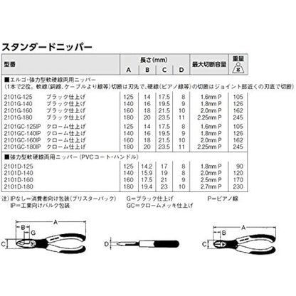 Bahco 2101D-160 - Side Cutter 2101D-160