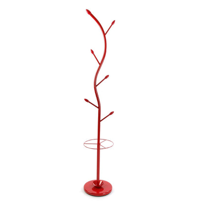 Versa 187903 Coat Stand red, 185 x 30 x 30 cm