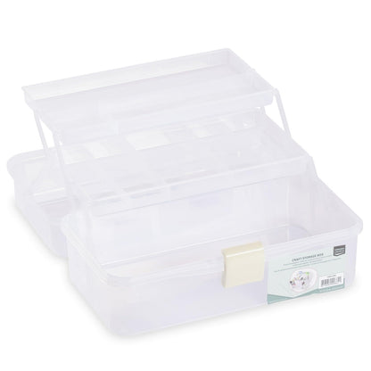 Vaessen Creative Tiered Storage Caddy for Scrapbook Embellishments, Jewellery Making Supplies, Bobbins, Sewing Accessories, Craft Tools and More