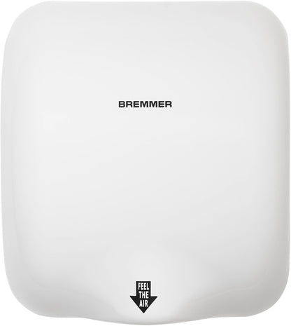 Bremmer Generic Turbo Hand Dryer | High Velocity Low Energy Eco Friendly Electric Dryer | Electric Hand Dryers for Toilets Commercial | Hand Dryer for