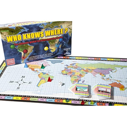 Wild Card Games Who Knows Where? - The Global Location Guessing Family Board Game