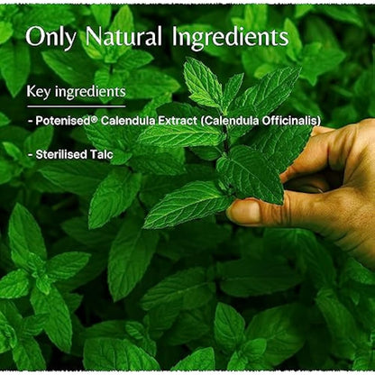 Mistry's Calendula Powder 150g - Natural Plant Based Powder for Wounds and Skin Irritation - Additive Free, Vegan