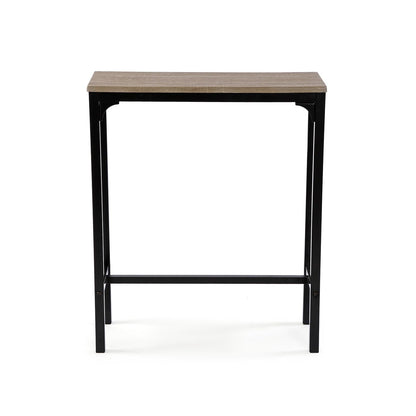 Versa Doncaster Console Table, Narrow table, 80x25x95cm, Brown and Black