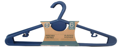 FORNOR 11808 Plastic Hangers X6 40 x 16 cm