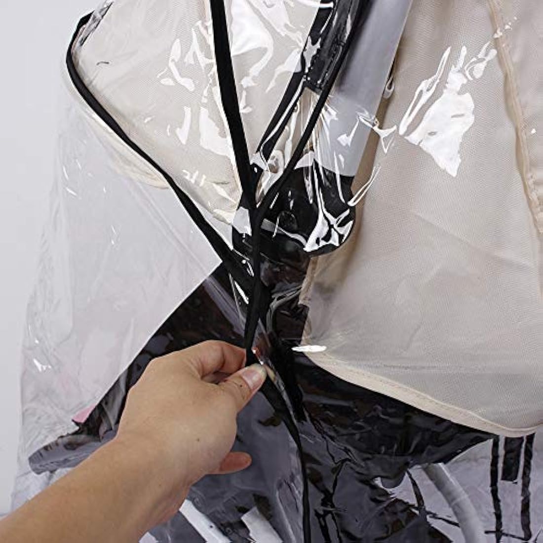 SeedFuture Pram Rain Cover for Babyzen Yoyo, Long Extend Stroller Rain Cover, Stroller Accessories for Babyzen Yoyo Yoya, Windproof and Waterproof Pushchair Raincoat