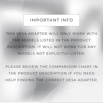 HumanCentric VESA Mount Compatible with Acer Monitors SA241Y bi, SA271 bi, SB241Y Abi, SB271 bi, RL242YE, R242Y Ayi and R270 SMIPX and Viewsonic VX2776-smhd-2 and VX2476-smhd-2