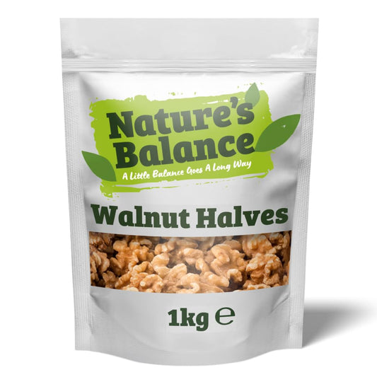 Nature's Balance Walnuts 1kg | Raw Walnut Halves