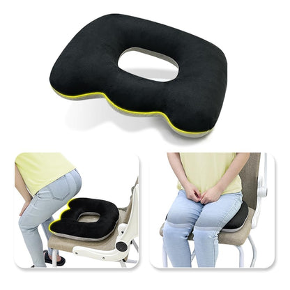 Hemorrhoid Donut Pillow, Bed Sore Cushion for Buttocks Lifting, Butt Donut Pillow for Tailbone Pain, Sitting Hemorrhoids Pillows After Surgery