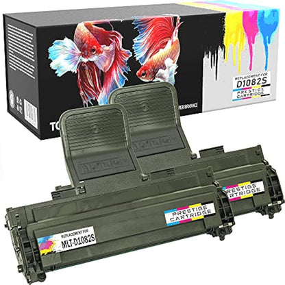 Prestige Cartridge MLT-D1082S Pack of 2 Compatible Laser Toner Cartridges for Samsung ML-1640, ML-2240, ML-1641, ML-1642, ML-1645, ML-2241