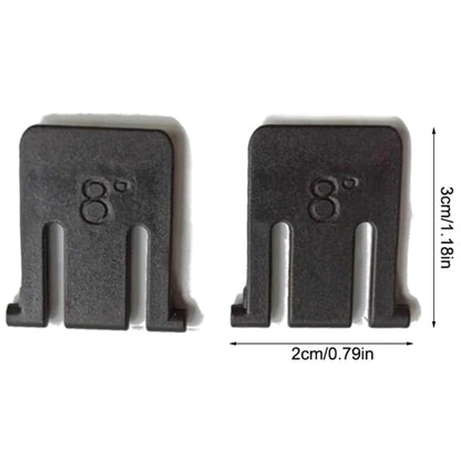 VOANZO 4-Piece Keyboard Support Feet Kit,Replacement Stand Legs for K200, K260, K270, K275,MK200,MK260,MK270,MK275,Keyboards (Black)