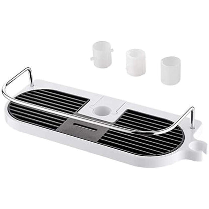 Ibergrif Bathroom Shower Shelf, No Drilling Shower Caddy for 19-25mm Rail