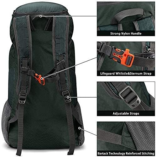 G4Free 40L Rucksack Foldable Hiking Backpack Ultra Lightweight Camping Daypack