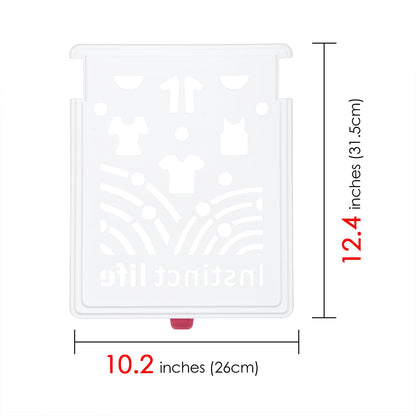 Adorila 10 Pack T-Shirt Organiser for Kids & Small Clothes, Medium Size