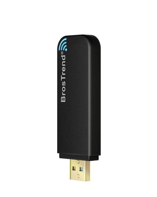 BrosTrend Linux USB WiFi Adapter AC1200 Supports Kali, Ubuntu, Mint, Debian,Kubuntu, MATE, LMDE, Zorin, Raspberry Pi 2+, Windows 11, Wireless Dual