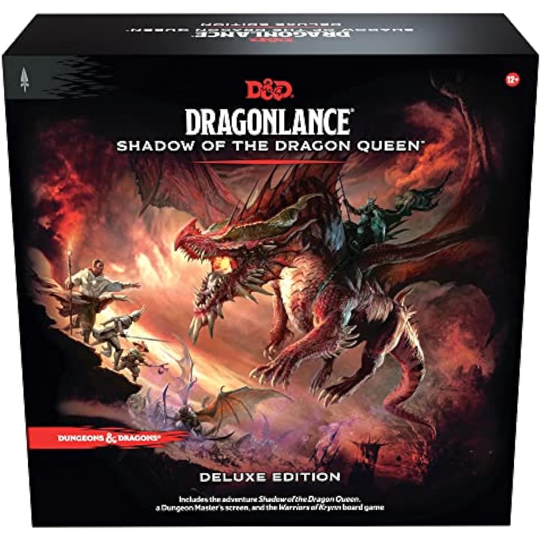 Dungeons and Dragons Dragonlance: Shadow of the Dragon Queen Deluxe Edition (Dand D Adventure, DM Screen Plus Warriors of Krynn Board Game) (D09880000) for Ages 12+, Mult