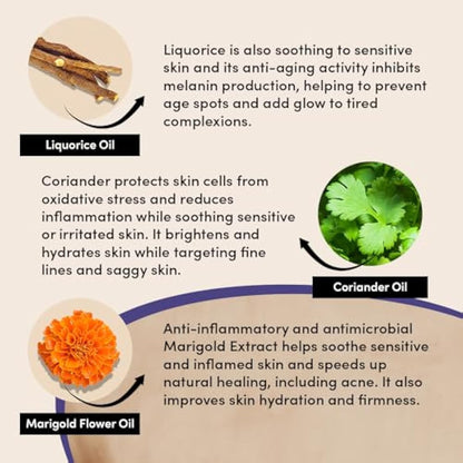 Urban Veda Radiance Facial Oil | Natural Face oil | For Dry, Dull and dehydrated Skin | Peptide and Turmerone | Pigmentation and Brightening | Collagen Face oil | Face Bio Oil | Vitamin E Oil | 30 ML