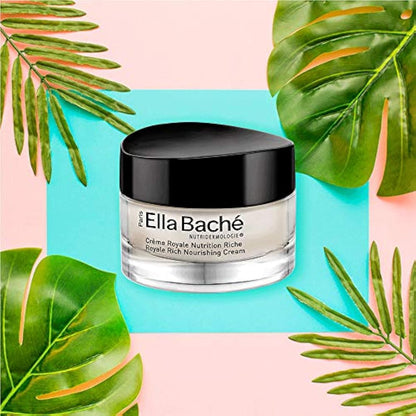 Royale Rich Nourishing Cream | A royal and protecting honey-flavoured nutrition for very dry skin, formulated in a cream rich in Vitamin E and Omega 6 of wheat germ oil | Made in France | 50 ml