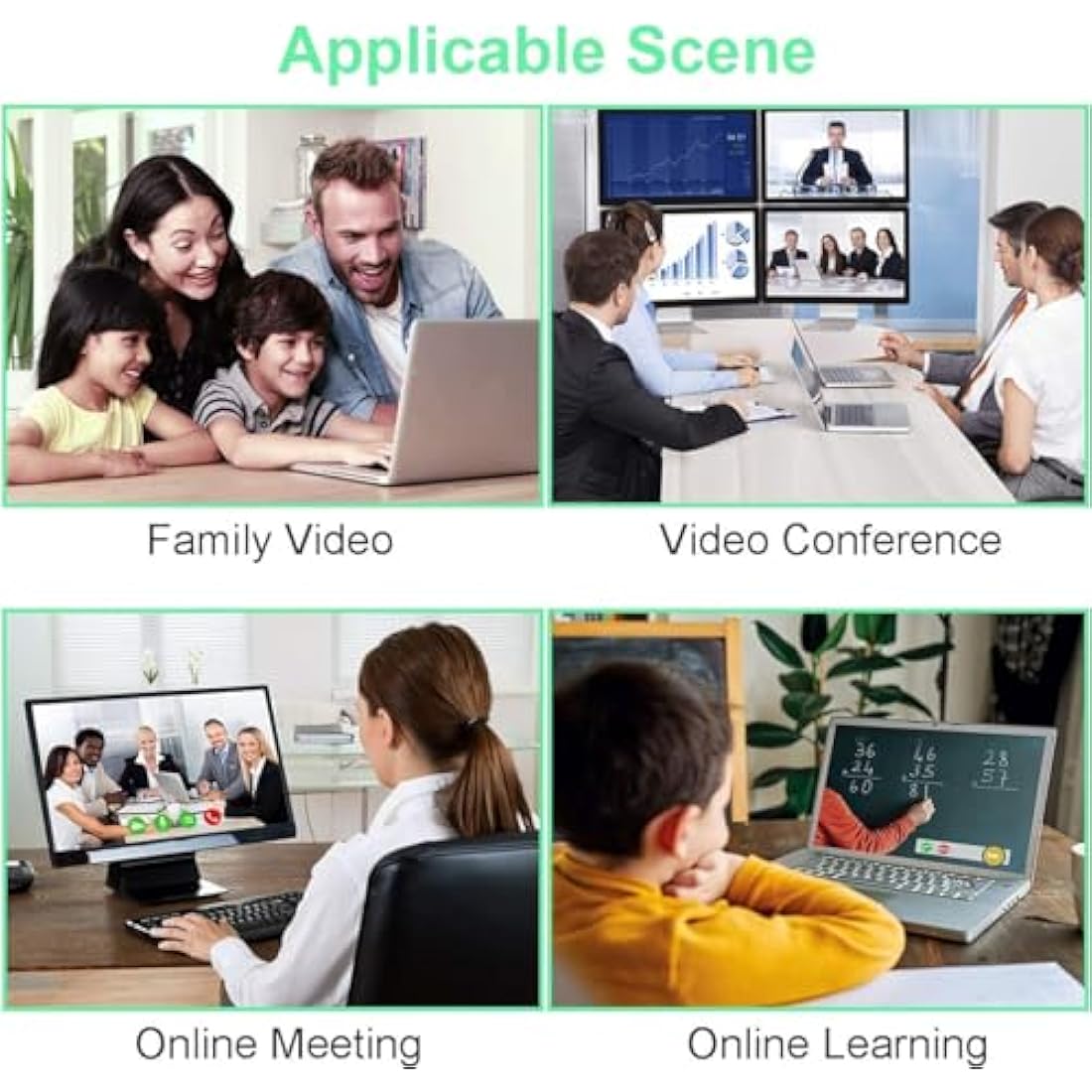 Monodeal USB microphone, Conference Microphone with Mute Button,pc microphone conference Upgraded USB for Laptop PC, Computer Zoom, Virtual School, Video Meeting, Skype
