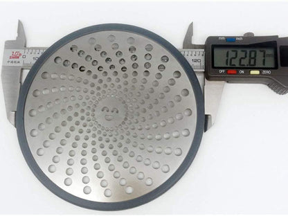 1 Pcs Shower Drain Cover Hair Catcher, Drain Protector Good Grips Easy Clean Strainer Stainless Steel Hair Trap Mesh for Shower Bath Drain Filter