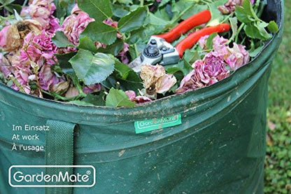 GardenMate pack of 3 x 85L pop-up garden waste bags made of 600D Oxford Polyester (H50 cm, D47 cm)