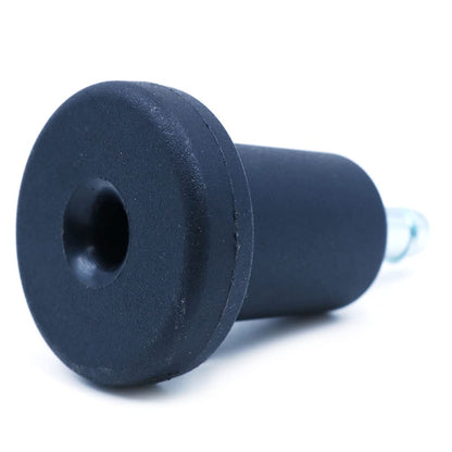 WANGCL Pack of 5 Glide Castors for Office Chair Wheel Replacement, 11mm x 22mm Stem, 50mm Diameter (Black)