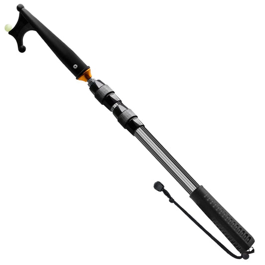KOMCLUB Telescopic Boat Hooks for Docking, Boat Hook Floating Docking Pole, Luminous& Heavy-Duty Design, Rust-Resistant Fiberglass & Aluminum, Push