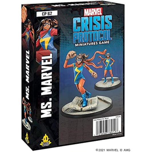 Atomic Mass Games | Ms. Marvel: Marvel Crisis Protocol | Miniatures Game | Ages 14+ | 2 Players | 45 Minutes Playing Time, Various, FFGCP62