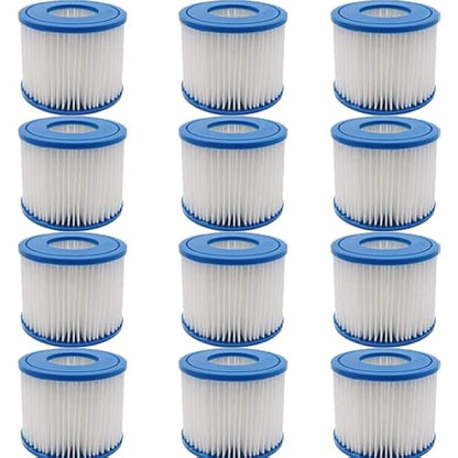 SUDS-ONLINE Compatible Bestway Filter Cartridge VI Replacement FOR Miami, Vegas, Monaco, Palm Springs 6 x Twin Pack