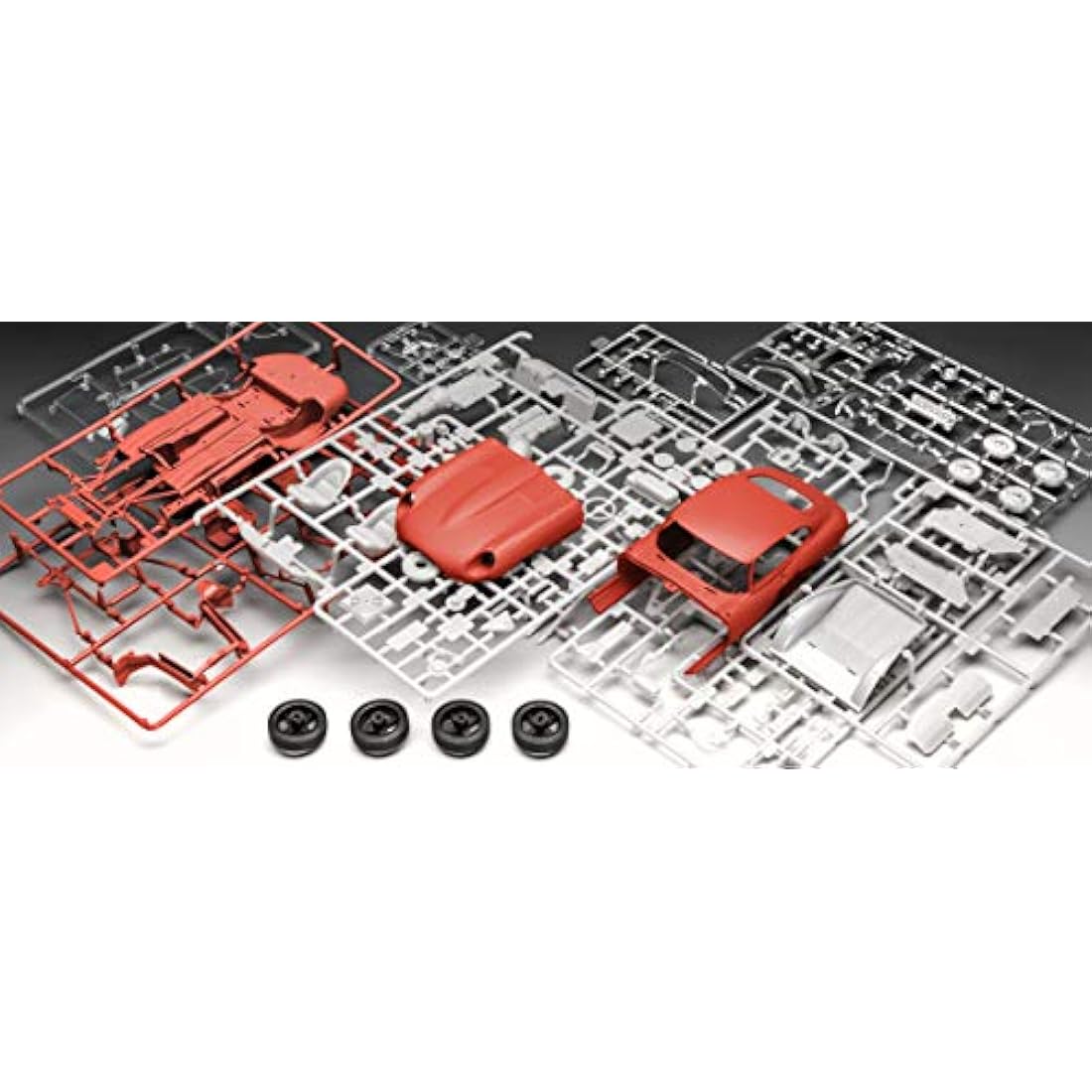 Revell 07668 Jaguar E-Type (Coupé) 1:24 Scale Unbuilt/Unpainted Plastic Model Kit