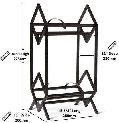 MODERN VINYL Record Holder - Matte Black Metal - 160-200 LP Storage - Simple, Quick Assembly - Vinyl Display, Storage - High-End Design