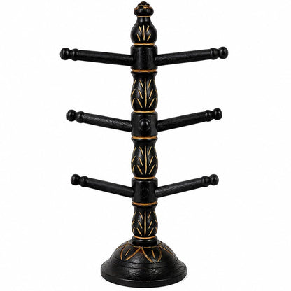 BIGNAY Wooden Bangle Stand Organizer | Bracelet & Watch Display Holder | Jewelry Storage Rack for Dressing Table, Home & Retail Display