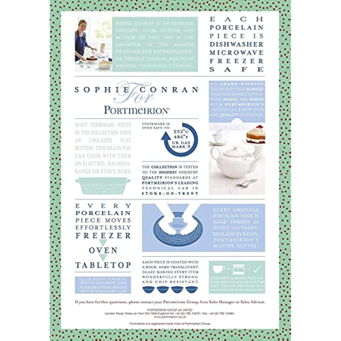 Portmeirion Home & Gifts Sophie Conran for Storage Jar, 16 x 16.6 x 20 cm, White