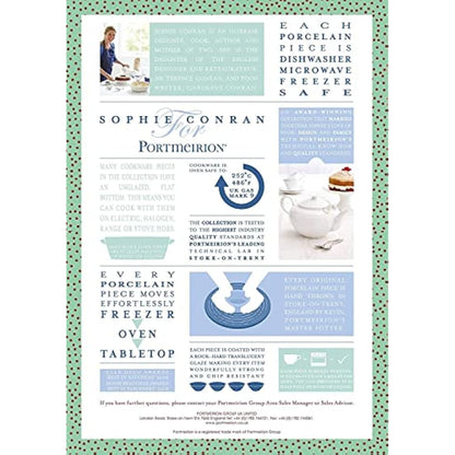 Portmeirion Home & Gifts Sophie Conran for Storage Jar, 16 x 16.6 x 20 cm, White
