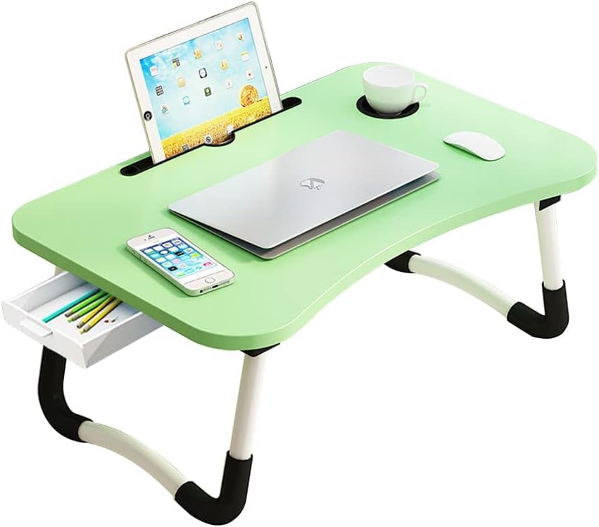 Supreme Supplies Premium Laptop Bed Table for Ultimate Comfort and Efficiency, Foldable Lap Desk For Bed and Sofa Breakfast Bed Tray